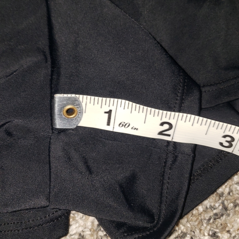 NWT Bal Harbour| Women's Black Swim Shorts with Attached Bikini Bottom - Picture 3 of 8